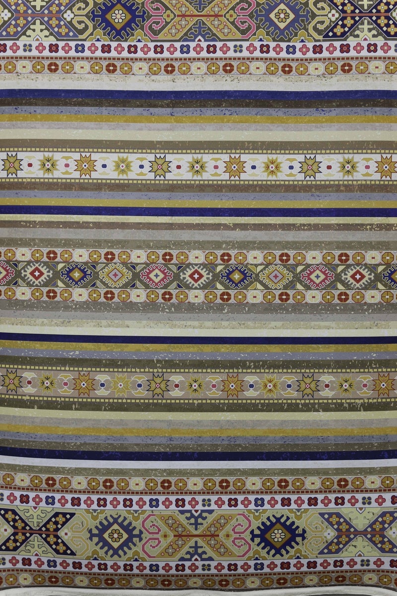 القفاري سجاد بشاير بنقش عربي تراثي أنيق يضفي دفئًا وفخامة على المجالس، 165×260 سم، بيج - Image 2