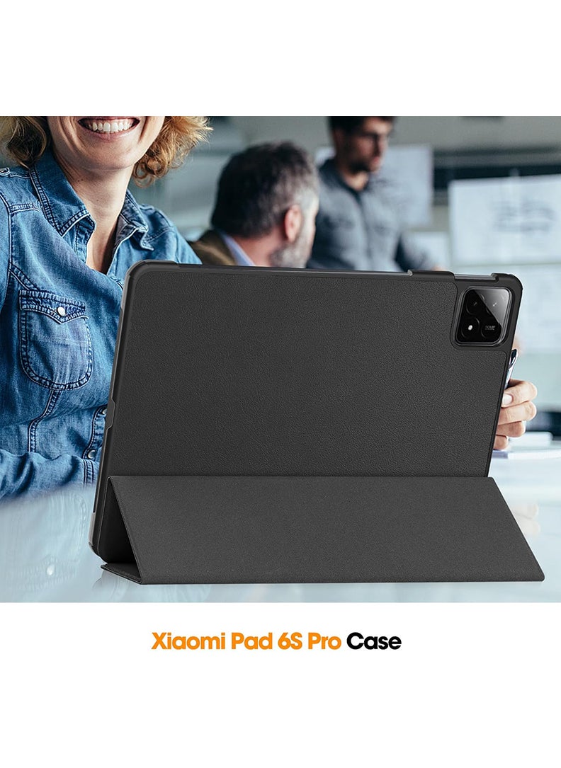 Theodor - Protective Flip Case For Xiaomi Pad 6S Pro 12.4 With Trifold Stand Auto Wake Sleep Shockproof Cover Anti social social club copy - Image 1