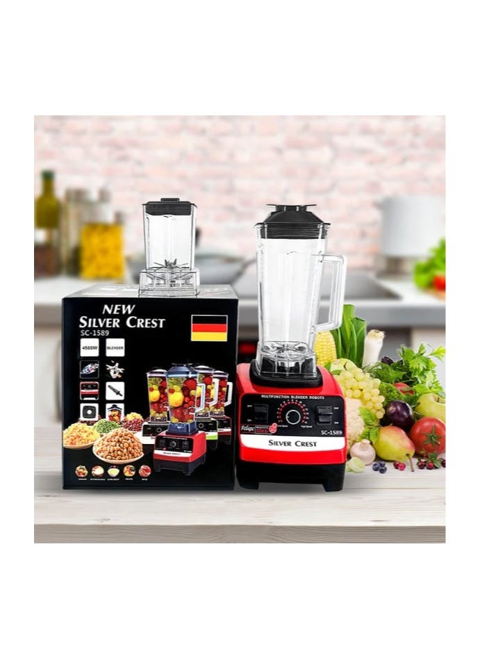 SILVER CREST Professional Silver Crest Blender SC-1589 – 2.5L Multi-Function Machine for Ice Crushing, Coffee Beans, and Spices  - Image 1