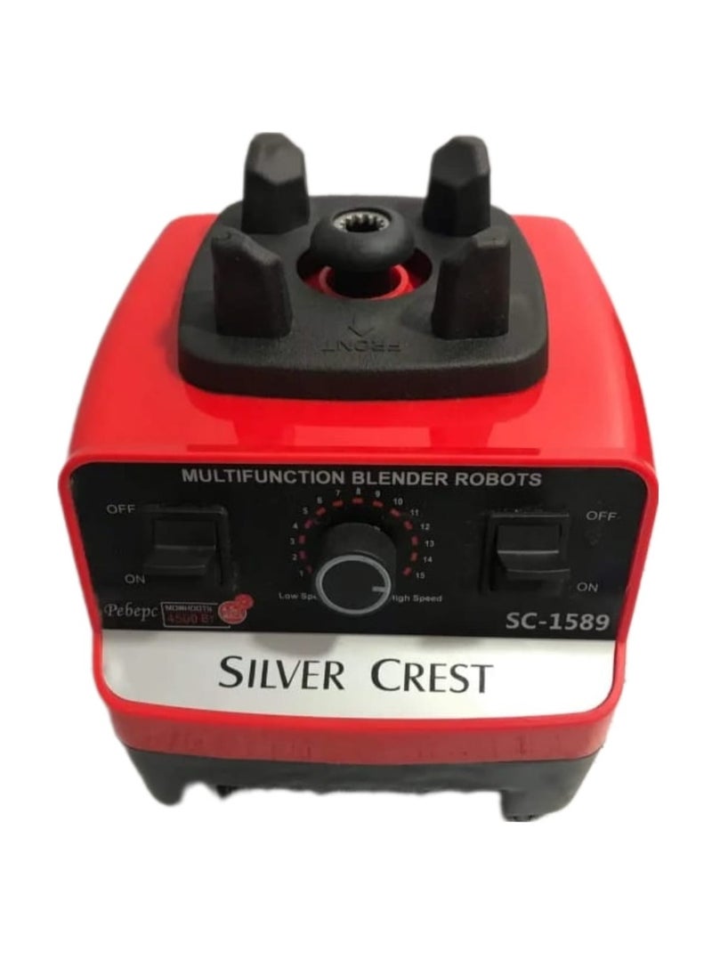 SILVER CREST Professional Silver Crest Blender SC-1589 – 2.5L Multi-Function Machine for Ice Crushing, Coffee Beans, and Spices  - Image 4