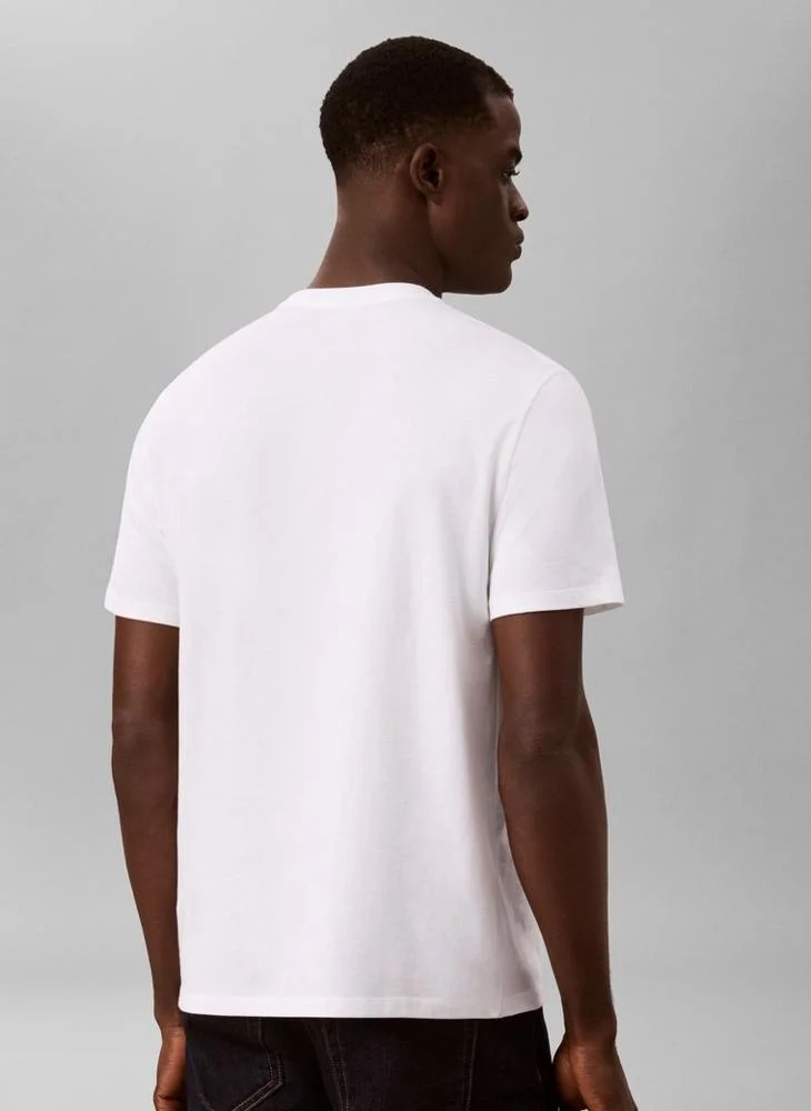 Calvin Klein Jeans Boxed Logo Graphic Crew Neck T-Shirt