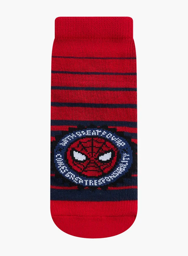 MARVEL Spider-Man Detail Ankle Length Socks - Set of 3