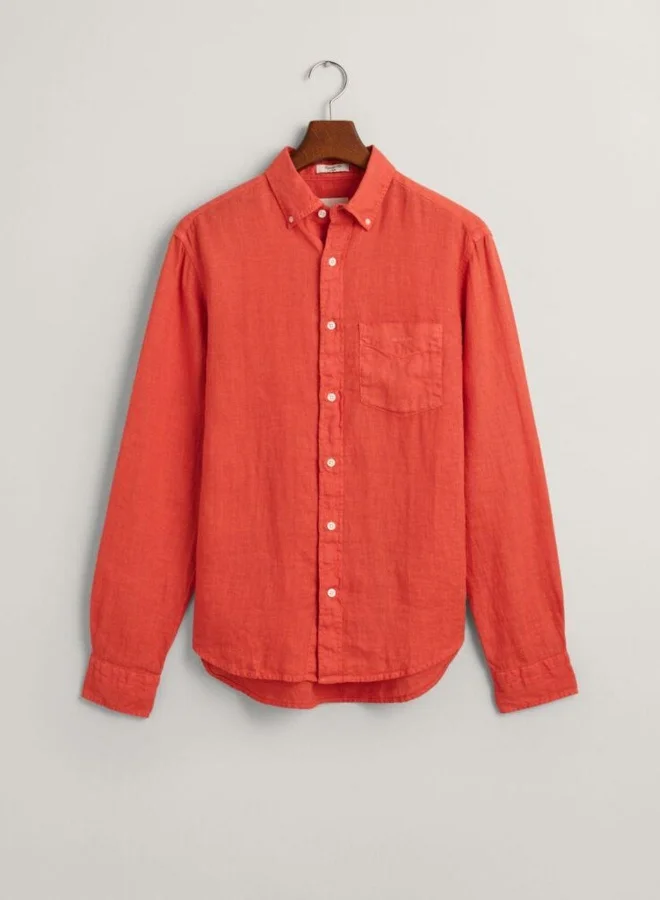 GANT Gant Regular Fit Garment-Dyed Linen Shirt