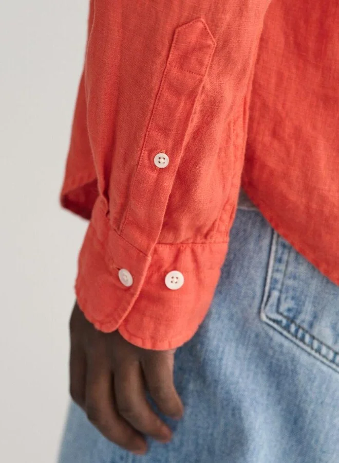 GANT Gant Regular Fit Garment-Dyed Linen Shirt