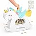 Summidate Unicorn Piggy Bank for Kids GirlsWooden Rocking Money Banks for ToddlersUnbreakable Wood Coin Saving Box Personalized Present Toys for Child Birthday Decor - Image 2