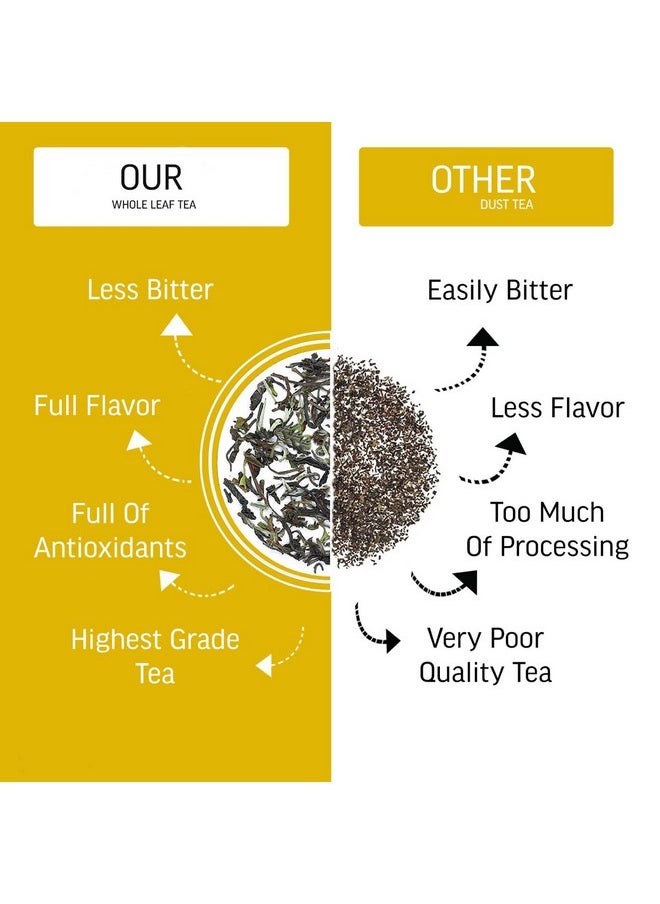 TEACURRY - Multivitamin Tea (100 Gram Loose, 1 Month Pack) + Infuser) - Essential Minerals & Vitamins For Daily Energy & Stamina | Plant Only Multivitamin Tea For Men & Women And Kids - Image 1