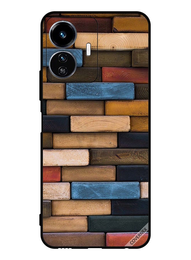 Covernex Protective Case Cover For vivo Y77e Wooden Wall - Image 1