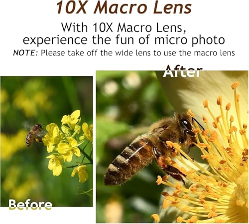 FotoZ Conversion Lens for Ricoh GR IIIX & GR IIIX HDF, 49mm 0.75x Wide Angle & Macro 2 in 1 with Lens Hood, Filter Adapter - Image 5