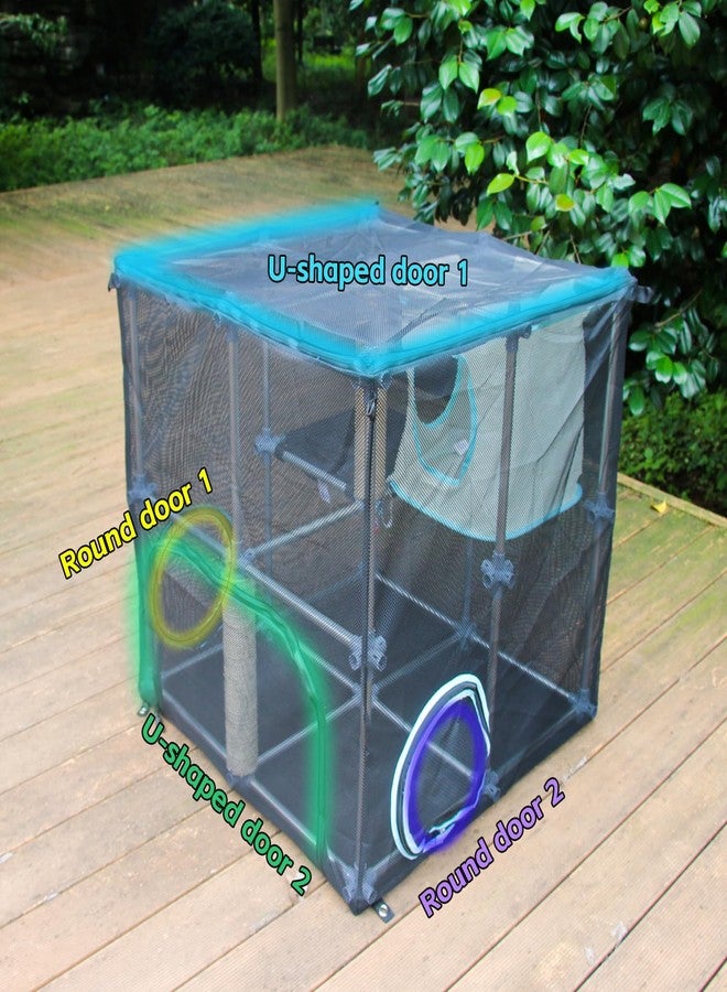INTURN Catio Outdoor Cat Enclosure,Compact Kit for Outdoor and Indoor(Compact Kit) - Image 2