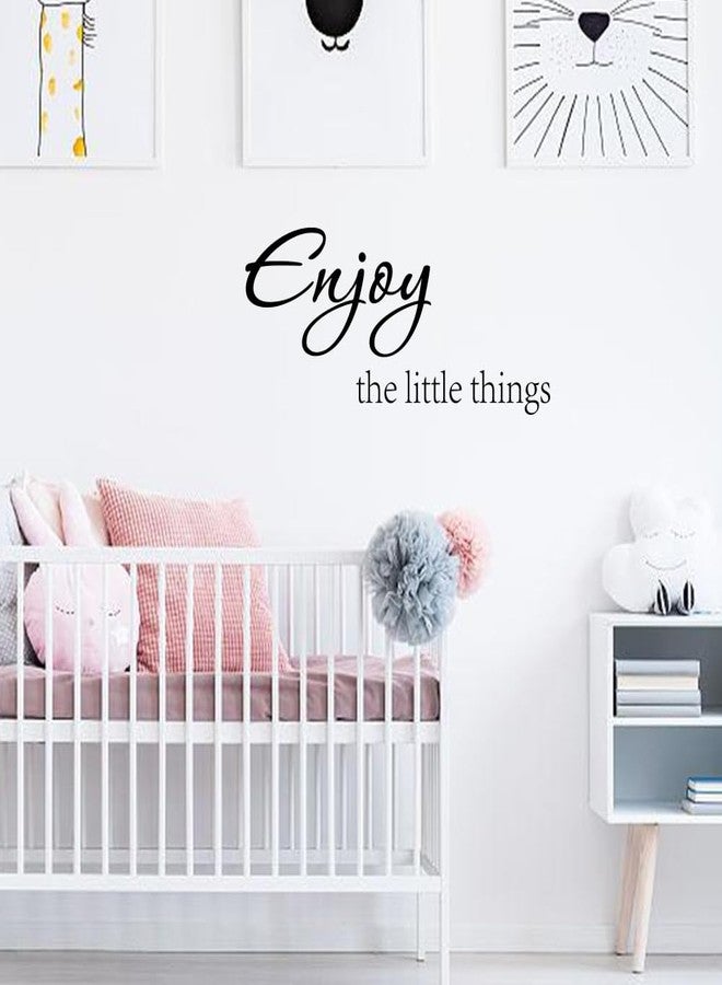 Fencosyn Enjoy The Little Things Vinyl Wall Decal Quotes Saying Home Decor Stickers - Image 3