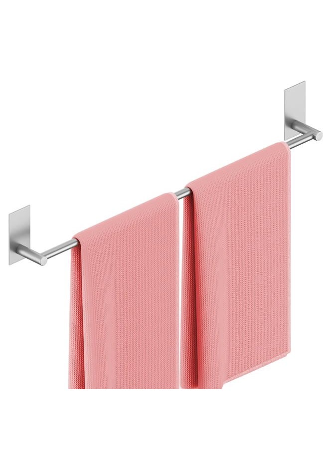 Kes Towel Bar for Bathroom 24-Inch Self Adhesive Towel Bar No Drill Sticky on Towel Holder SUS304 Stainless Steel Rustproof Brushed Finish A7000S60B-2 - Image 1