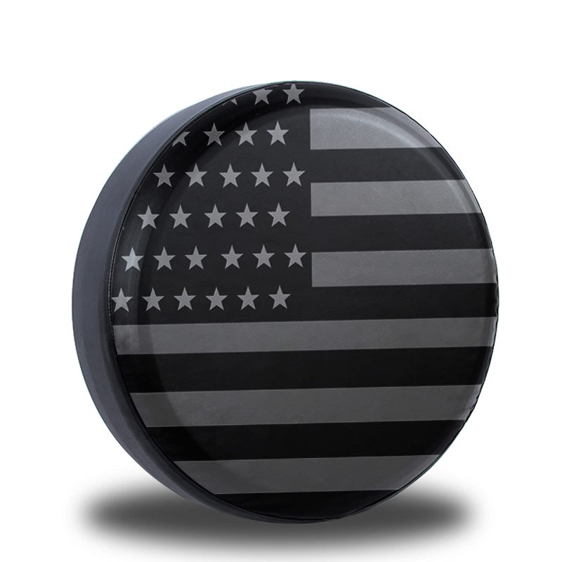 Jusen American Flag Spare Tire Cover Fit for Jeep Wrangler Rv SUV Truck Travel Trailer 14151617Waterproof and Dustproof Protection Tires16 for Diameter 3031762784cm