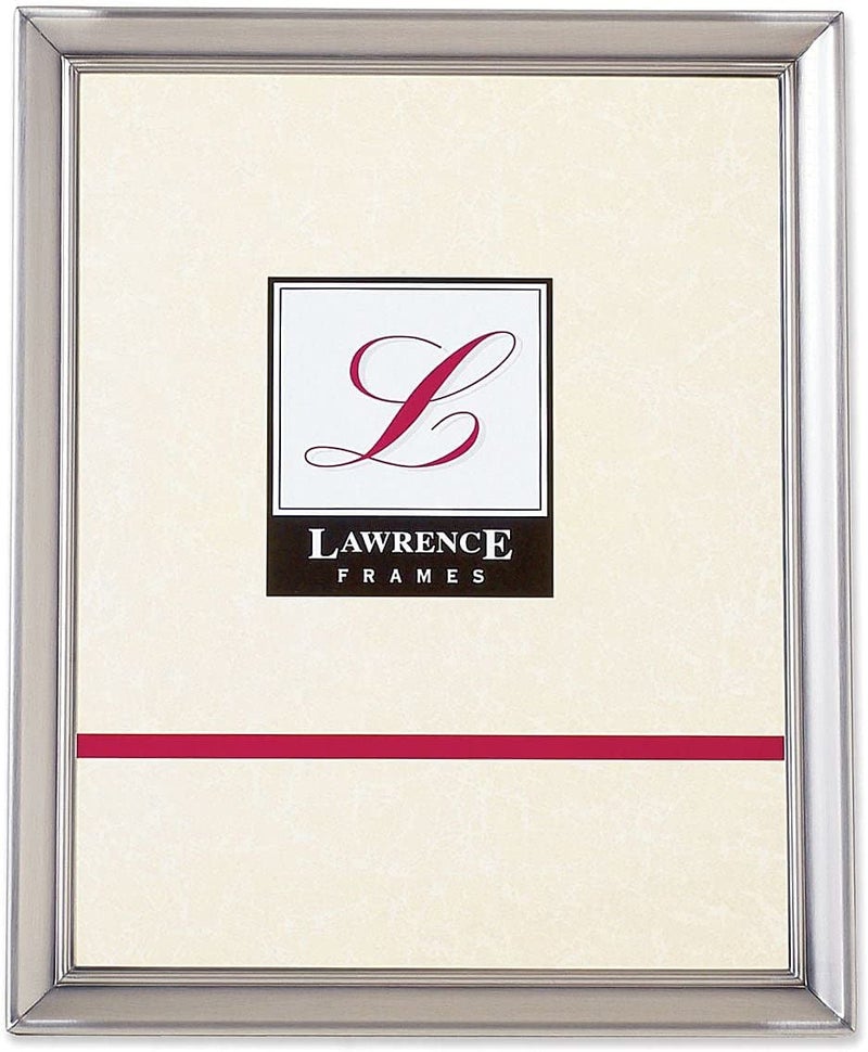 Lawrence Frames 609080 Brushed Pewter 8x10 Metal Picture Frame