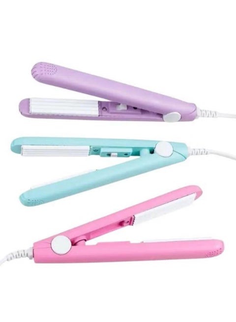 Mini hair straightener suitable for travel, random color