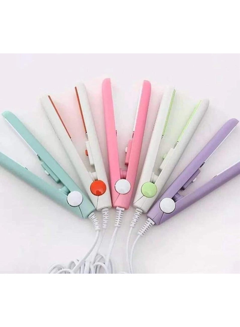 Mini hair straightener suitable for travel, random color - Image 2