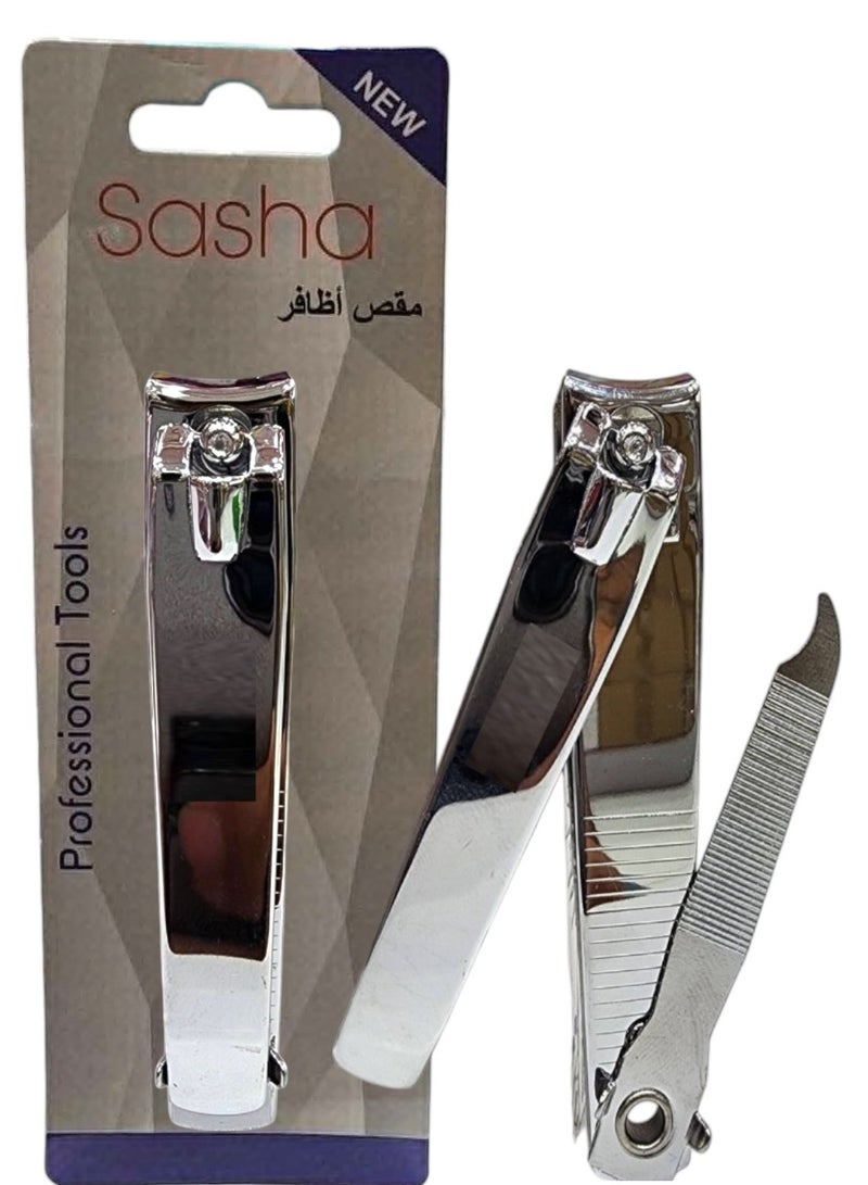 Sasha 1 Piece Silver Nail Clipper - Image 3