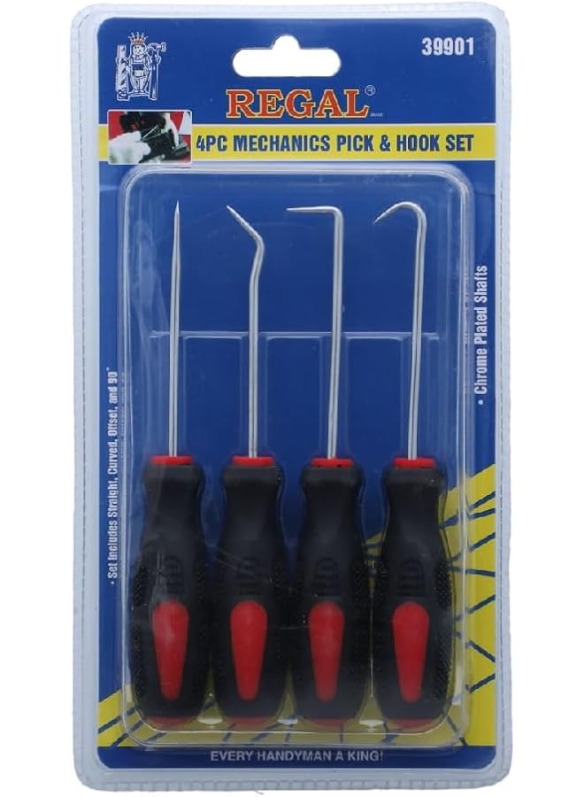 Regal 4-Piece High-Quality Mechanics Pick And Hook Set Multicolor 39901 - Image 1
