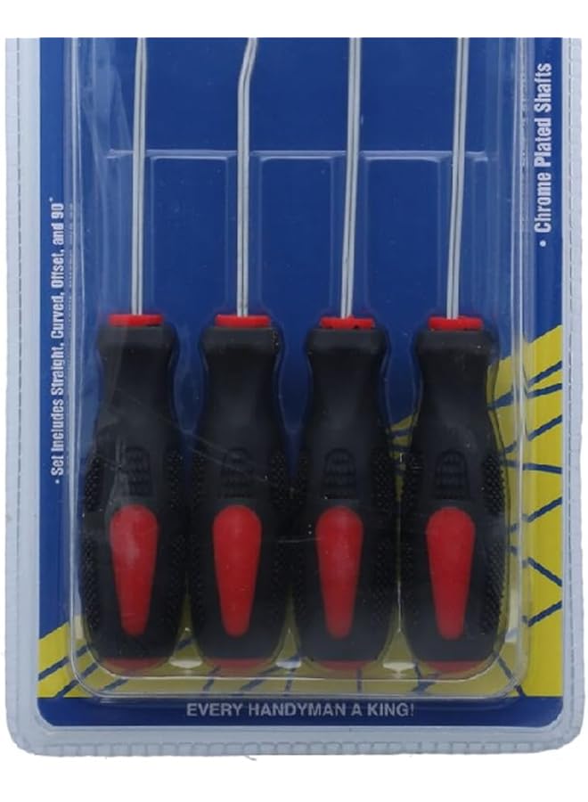 Regal 4-Piece High-Quality Mechanics Pick And Hook Set Multicolor 39901 - Image 2