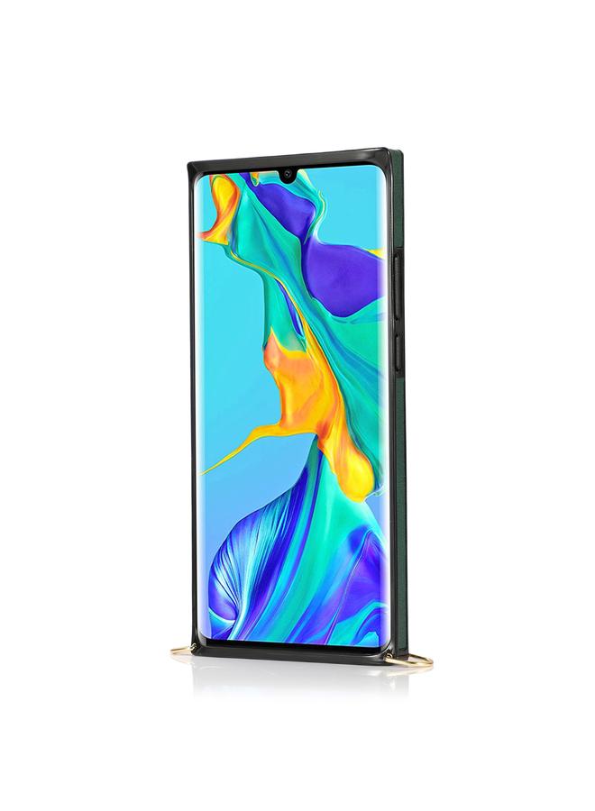 زبون جراب لهاتف Huawei P30 Pro مع حزام معصم من البولي يوريثان الحراري المقاوم للصدمات مع حزام كتف وحامل وفتحة بطاقة - Image 3