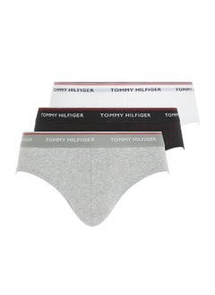 TOMMY HILFIGER Men's 3-Pack Cotton Briefs - Cotton, Multicoulor  - Image 1