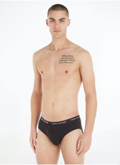 TOMMY HILFIGER Men's 3-Pack Cotton Briefs - Cotton, Multicoulor  - Image 4