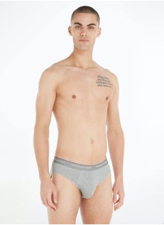 TOMMY HILFIGER Men's 3-Pack Cotton Briefs - Cotton, Multicoulor  - Image 5