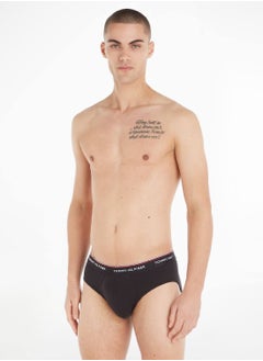 TOMMY HILFIGER Men's 3-Pack Cotton Briefs - Cotton, Multicoulor  - Image 2