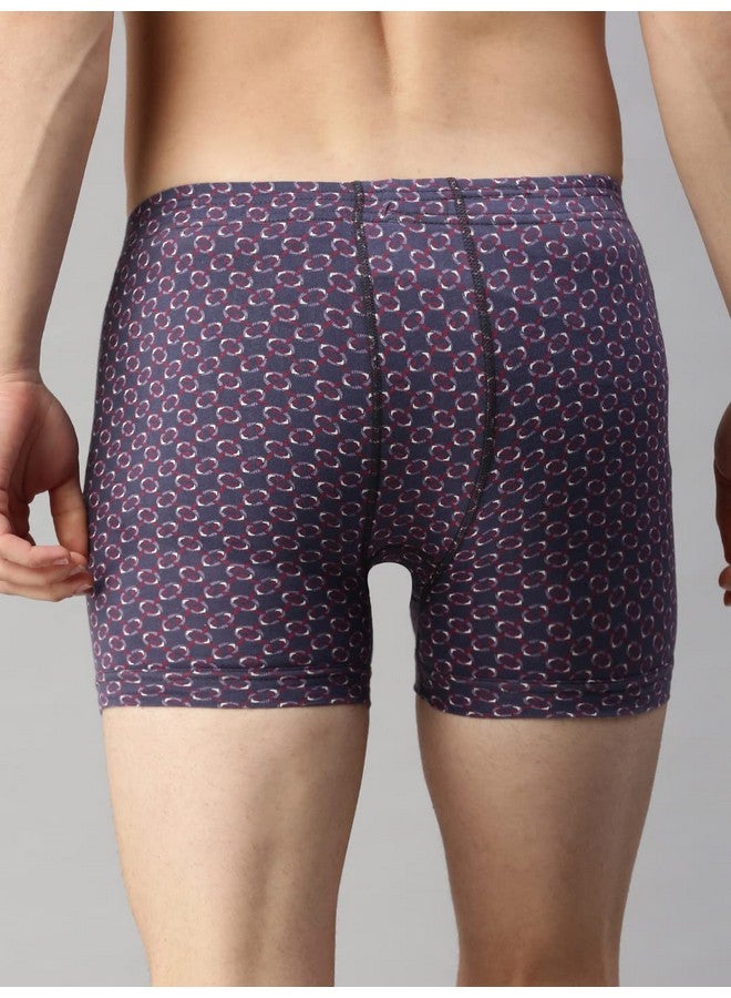 Lux Cozi Lux Cozi Men's Pack of 3 Assorted Inner Elestic Long Printed Trunk (Size : 90cm)  - Image 5