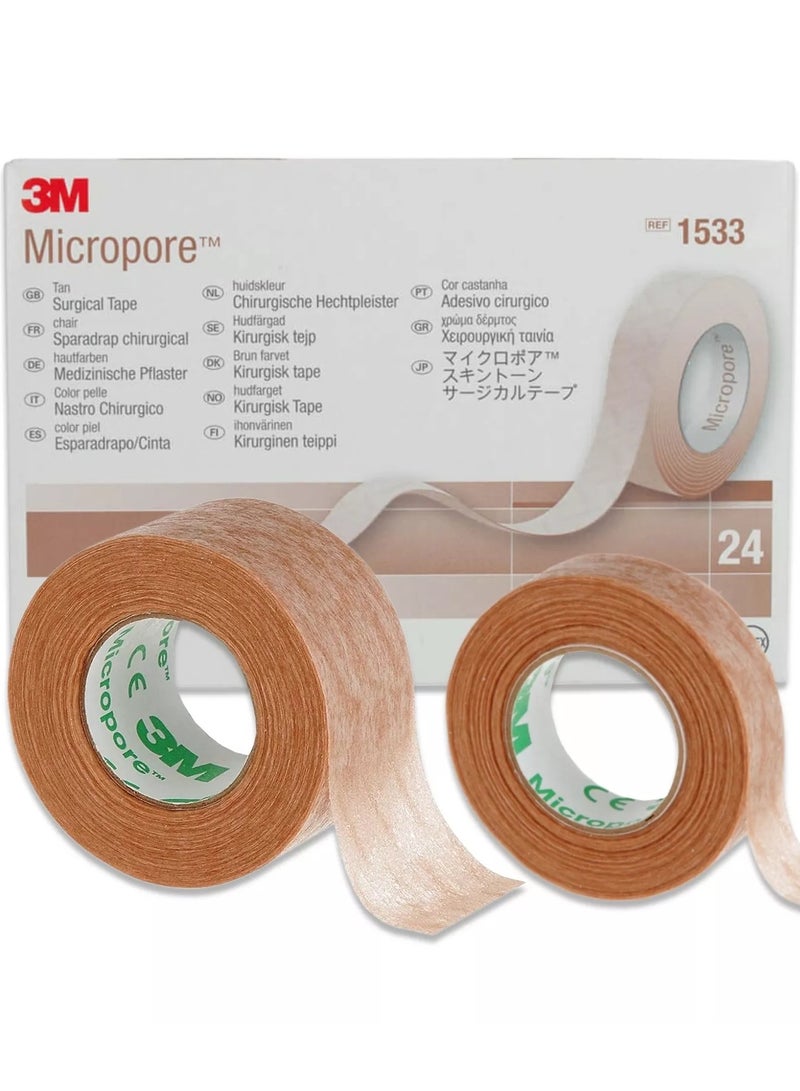 3M three pieces of Micro Pore 3M nasal patches  - Image 2