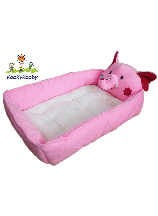 KooKyKooby Baby Bedding With Mosquito And Insect Protection Net (Pink) - Image 3