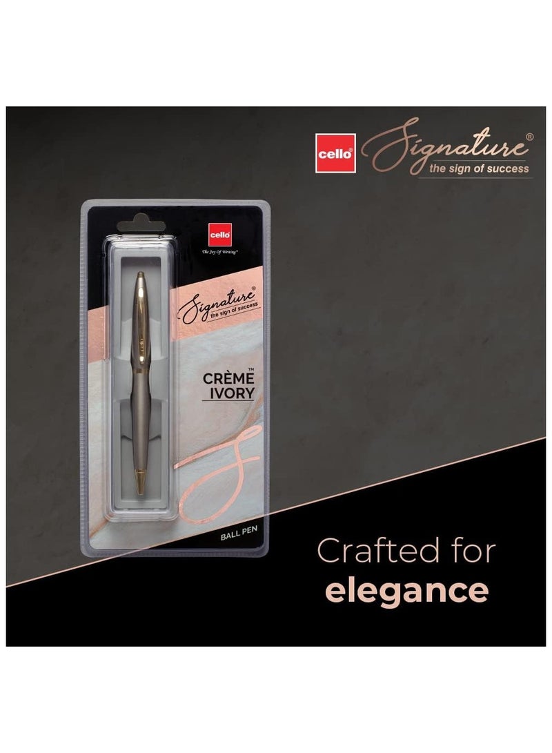 تشيلو قلم حبر سائل من سيلو سيجنتشر كريم عاجي - حبر أزرق - Image 3