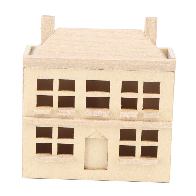 DIY Dollhouse Kit: 1 Wooden Miniature Dollhouse Villa - Exquisite Craftsmanship Easy Assembly for Collectors, Children Play & Home Desktop Decoration - Image 3