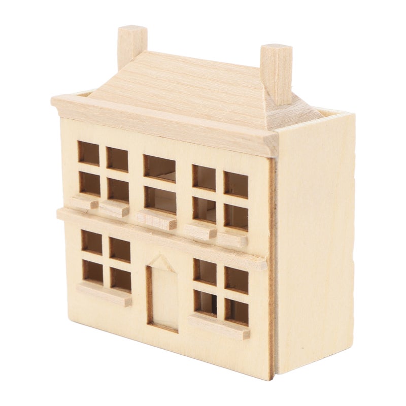 DIY Dollhouse Kit: 1 Wooden Miniature Dollhouse Villa - Exquisite Craftsmanship Easy Assembly for Collectors, Children Play & Home Desktop Decoration - Image 4