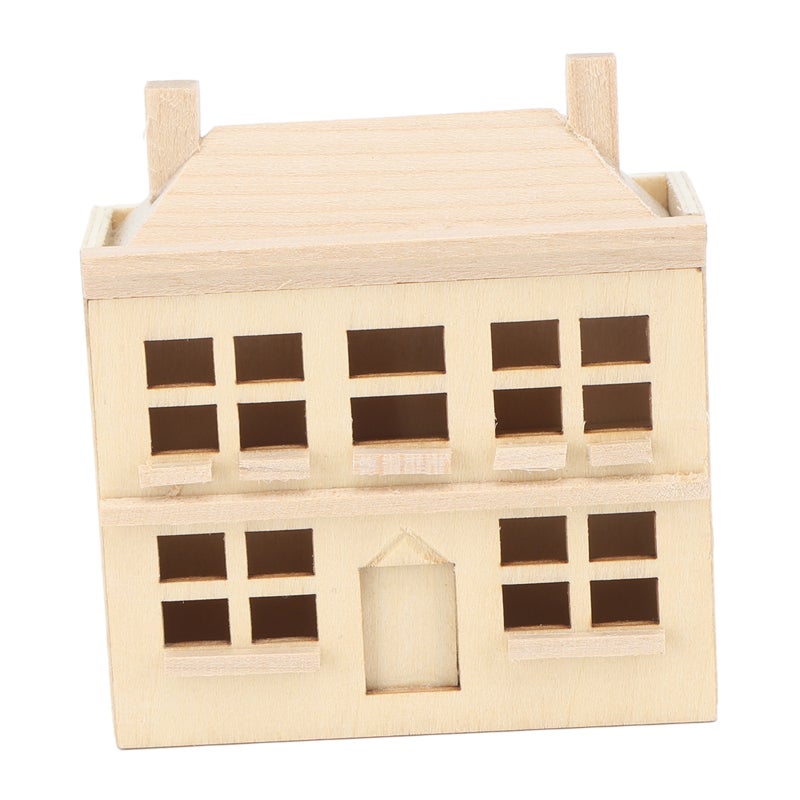 DIY Dollhouse Kit: 1 Wooden Miniature Dollhouse Villa - Exquisite Craftsmanship Easy Assembly for Collectors, Children Play & Home Desktop Decoration - Image 2