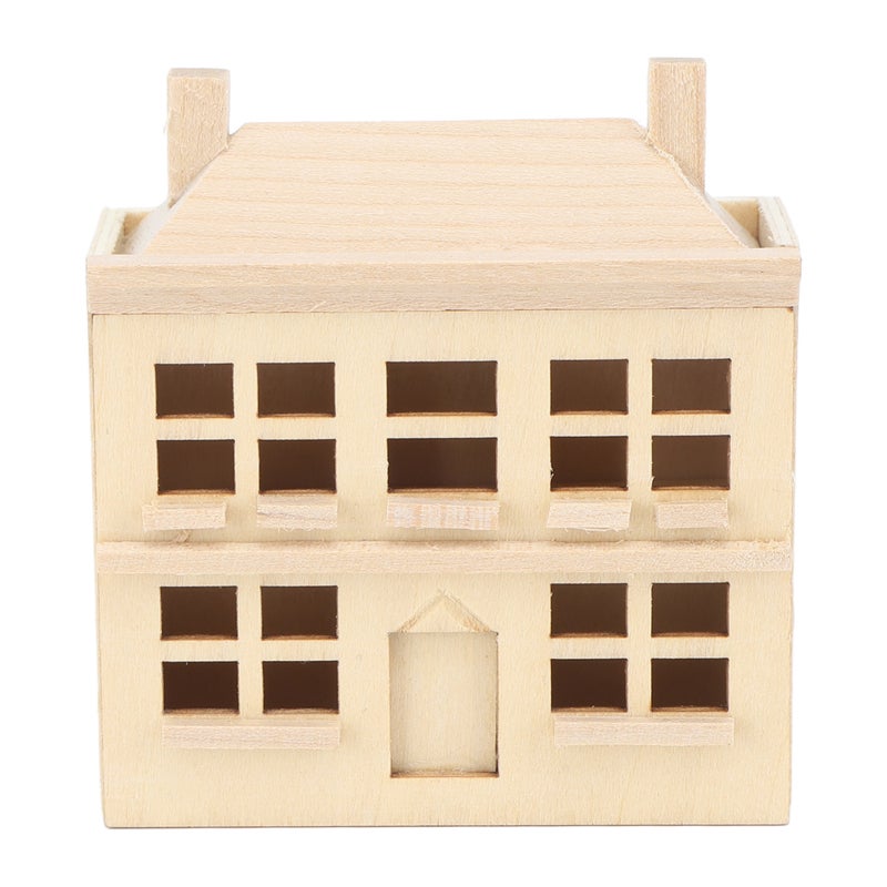 DIY Dollhouse Kit: 1 Wooden Miniature Dollhouse Villa - Exquisite Craftsmanship Easy Assembly for Collectors, Children Play & Home Desktop Decoration - Image 1