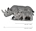 Ice King Bear Mom and Baby Stuffed Animals Set Zoo Wild Animals Rhino - Image 4