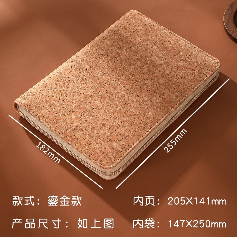 Loose-Leaf Zipper Bag Notepad A5 Multifunctional Business Manager Folder Office Bag Bill Data Po Storage - Image 1