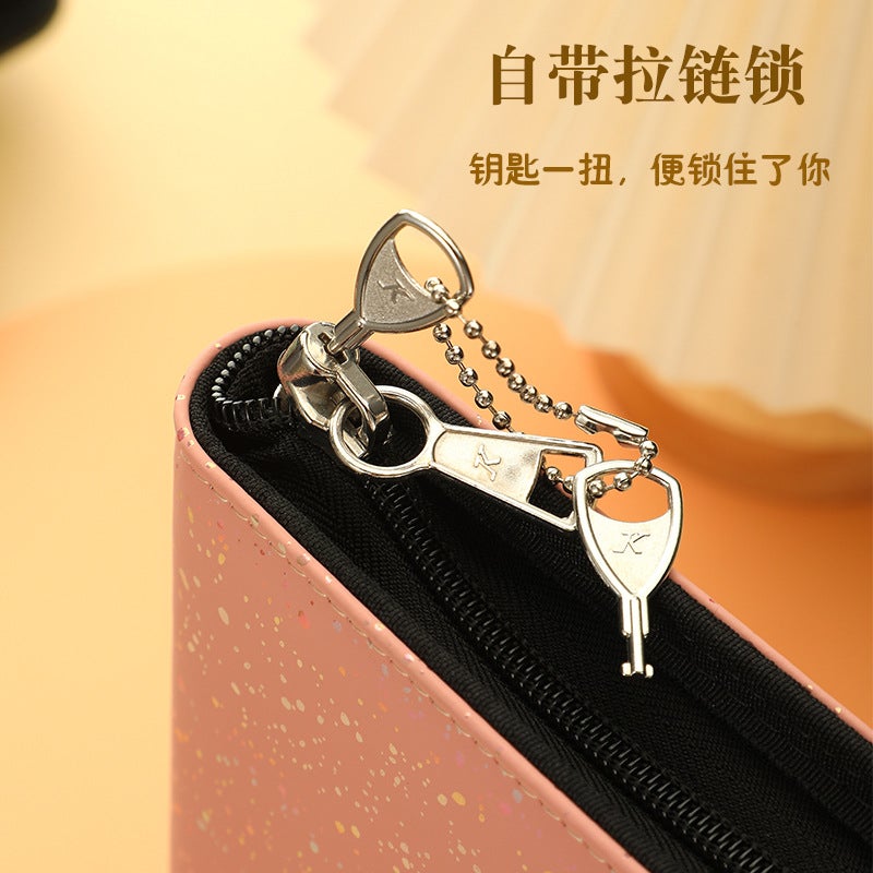 Loose-Leaf Zipper Bag Notepad A5 Multifunctional Business Manager Folder Office Bag Bill Data Po Storage - Image 3
