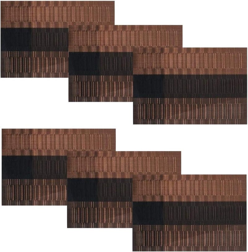 GOPAD 6 Seater Placemats for Dining Table Kitchen Restaurant Easy to Wash Cleaning Both Side Usable 6 Table Placemats 4530 CmMulticolor - Image 3