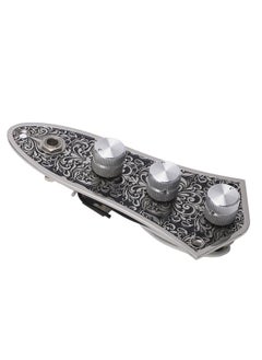Thoraya Volume Control Plate Metal Wiring Harness Board with Switch Knob for JB Jazz Bass Guitar  - Image 1