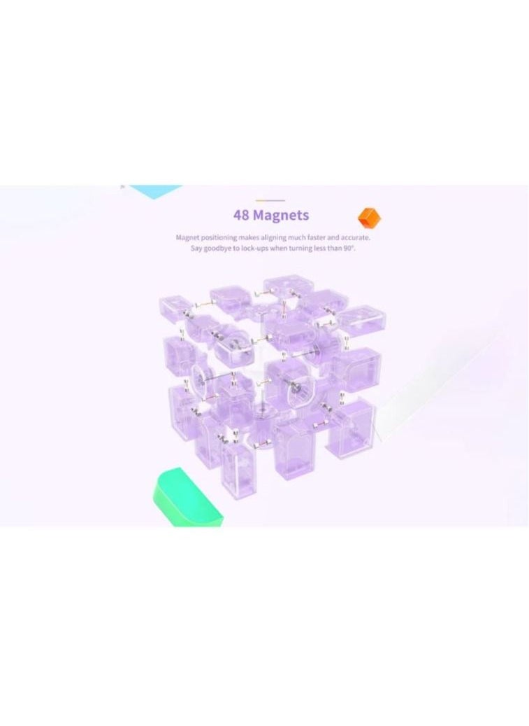 GANCUBE - GAN Mirror M Purple - Magnetic Alien Cube - Image 1