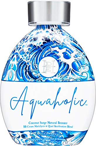 Ed Hardy Tanning Aquaholic - Coconut Surge Natural Bronzer Tanning Lotion 13.5 oz. - Image 1