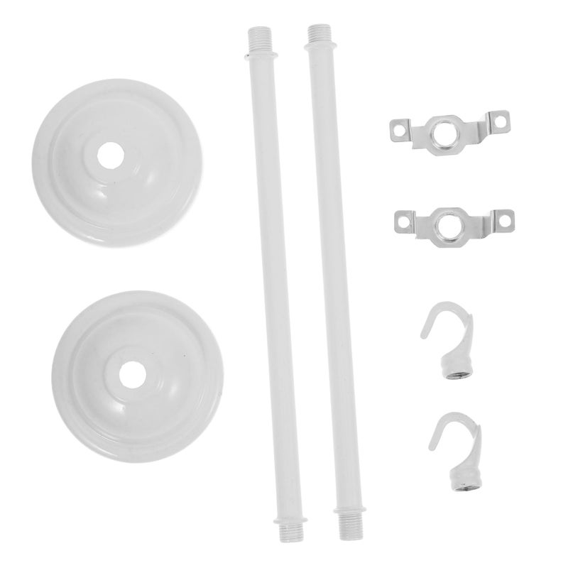 2 Pack Emergency Light Hanging Rods Iron Mounting Bars For Exit Sign Safety Fixture - Image 2