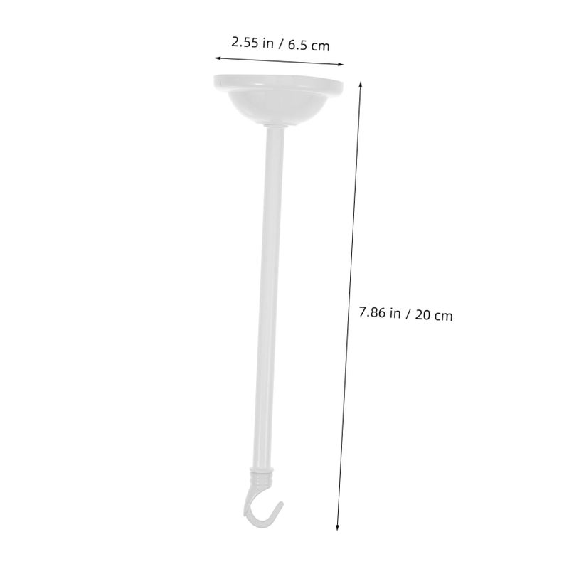 2 Pack Emergency Light Hanging Rods Iron Mounting Bars For Exit Sign Safety Fixture - Image 3