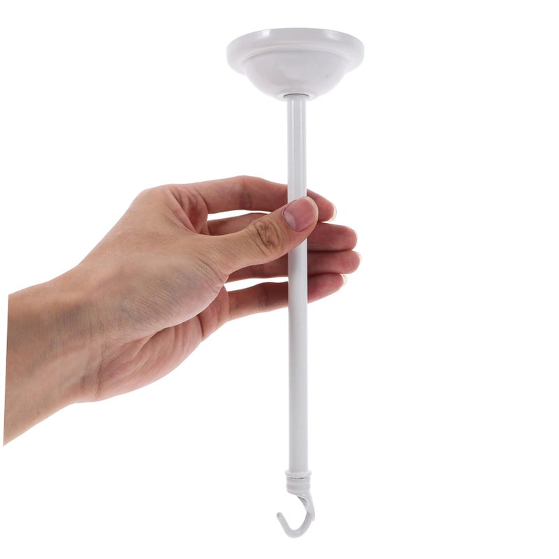 2 Pack Emergency Light Hanging Rods Iron Mounting Bars For Exit Sign Safety Fixture - Image 4