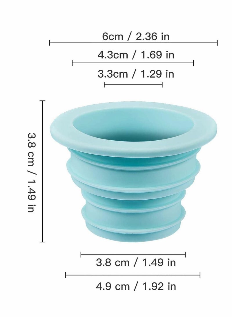 Y&D Silicone Pipe Seal Plug Washing Machine Drain Singing Hose Channel Sealing Ring For Bathroom Kitchen Laundry Deodorant - Image 2