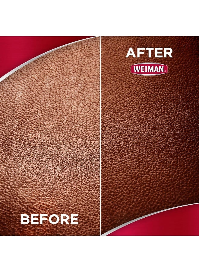 Weiman Leather Wipes 2 Pack Clean Condition UV Protection Help Prevent Cracking or Fading of Leather Furniture Car Seats Interior Shoes and More - Image 5