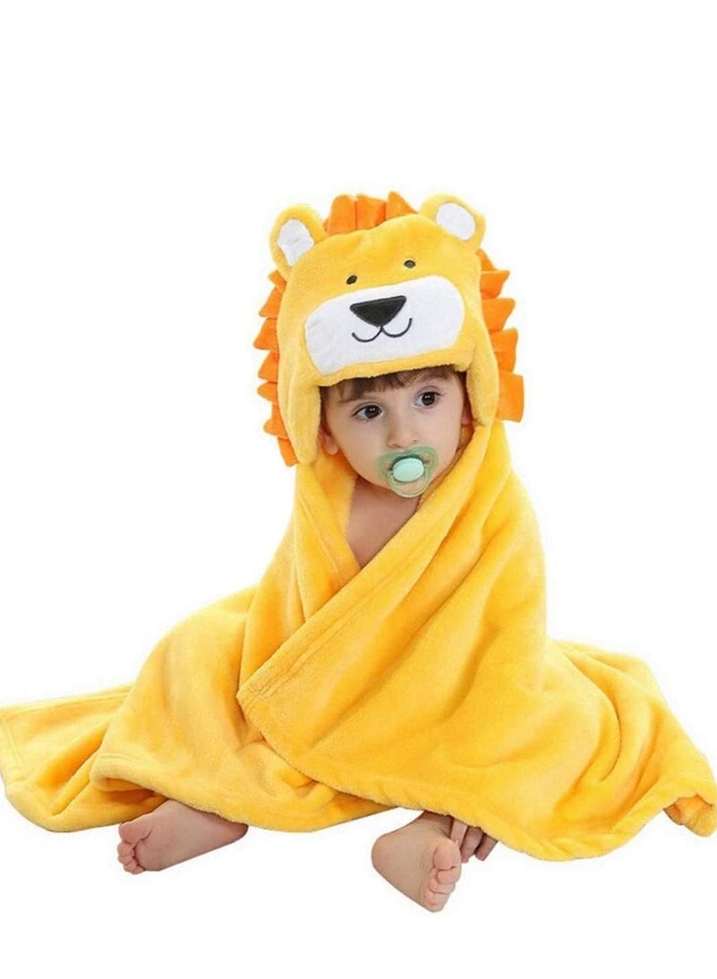 Baby Hooded Bath Towel and Washcloth Sets, Baby Essentials for Newborn Boy Girl, Baby Shower Towel Gifts for Infant and Toddler - Image 1