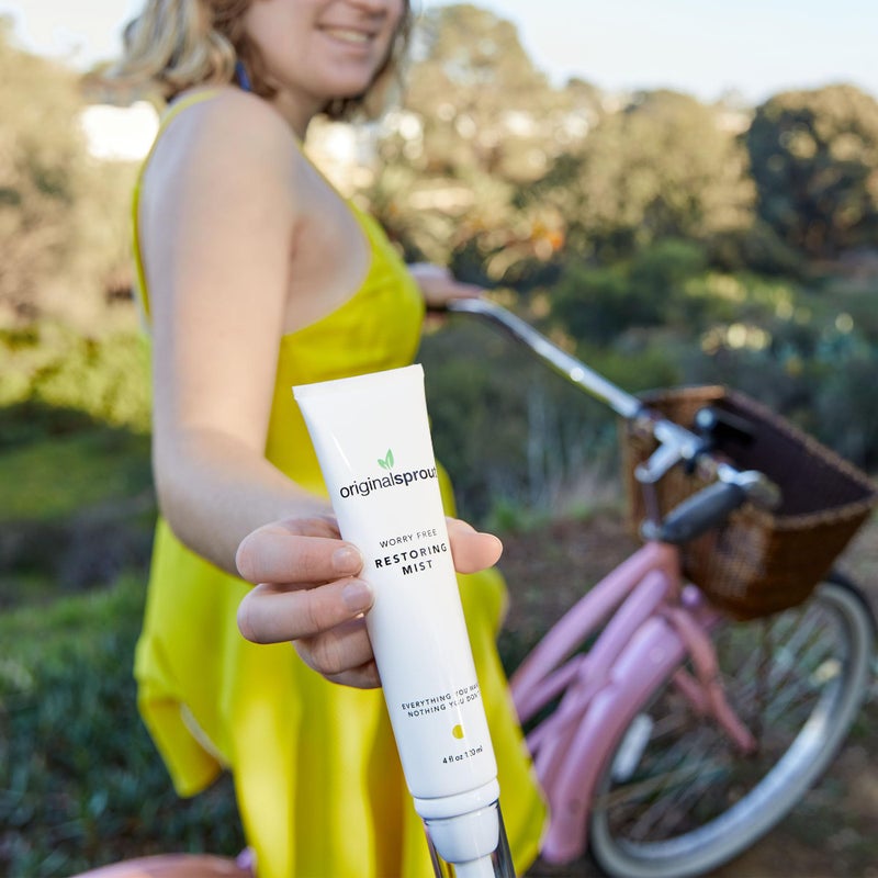 Original Sprout Worry Free Restoring Mist Leave-In Conditioner Treatment for All Hair Types, 4 oz. Bottle - Image 3