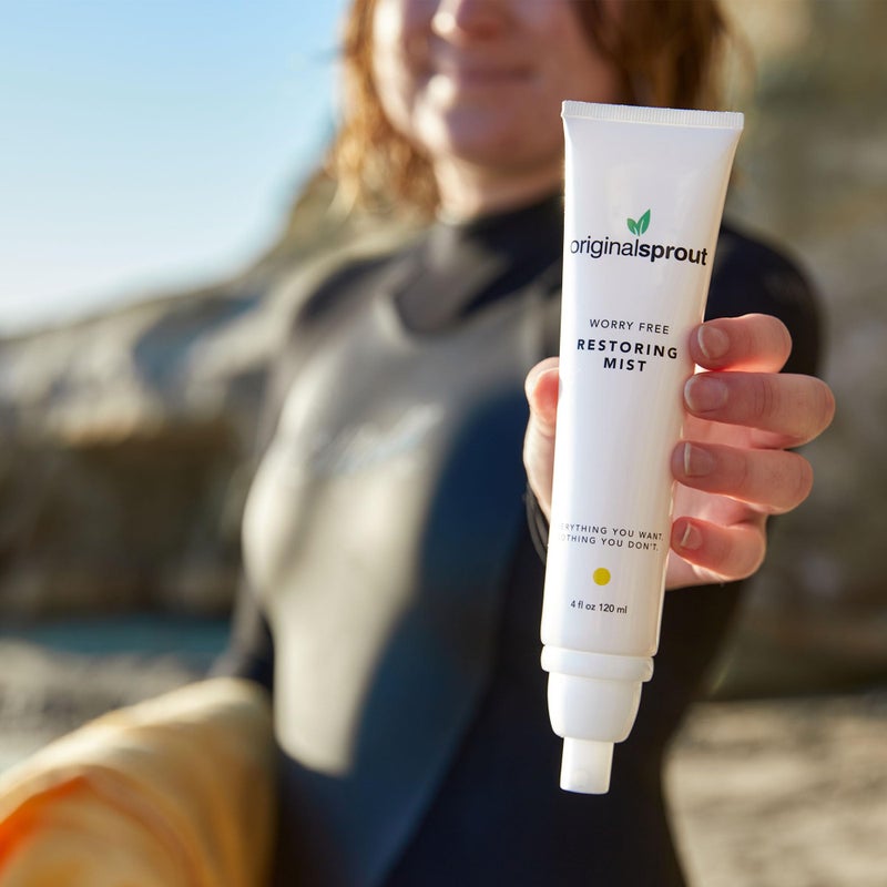 Original Sprout Worry Free Restoring Mist Leave-In Conditioner Treatment for All Hair Types, 4 oz. Bottle - Image 2